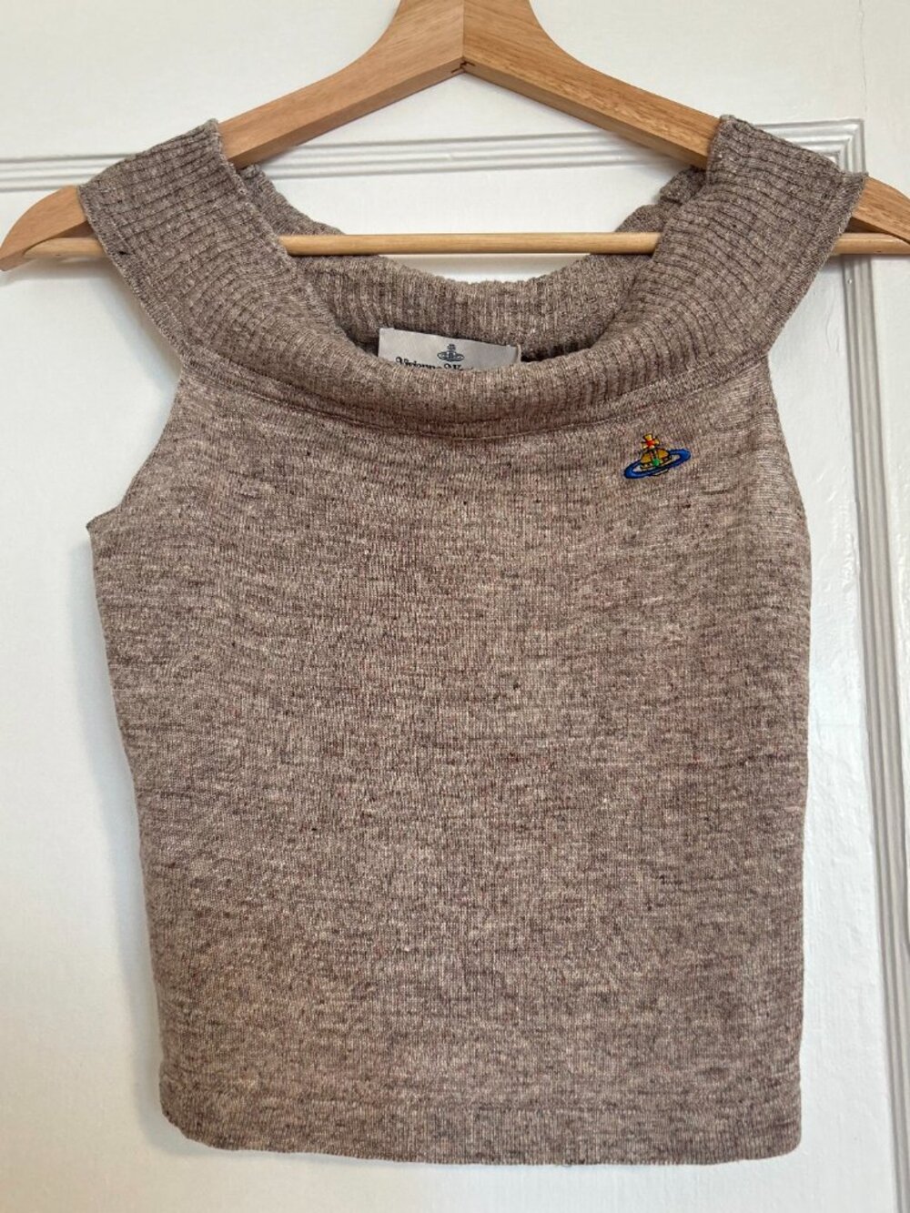 VIVIENNE WESTWOOD- Beige Valentina Tank Top NWT - Picture 2 of 6